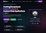build a modern animated dark portfolio